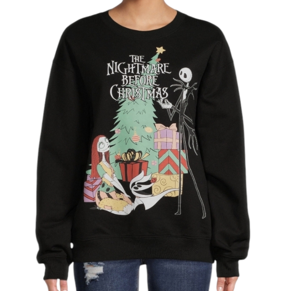 Disney Nightmare Before Christmas pullover sweatshirt Size L
